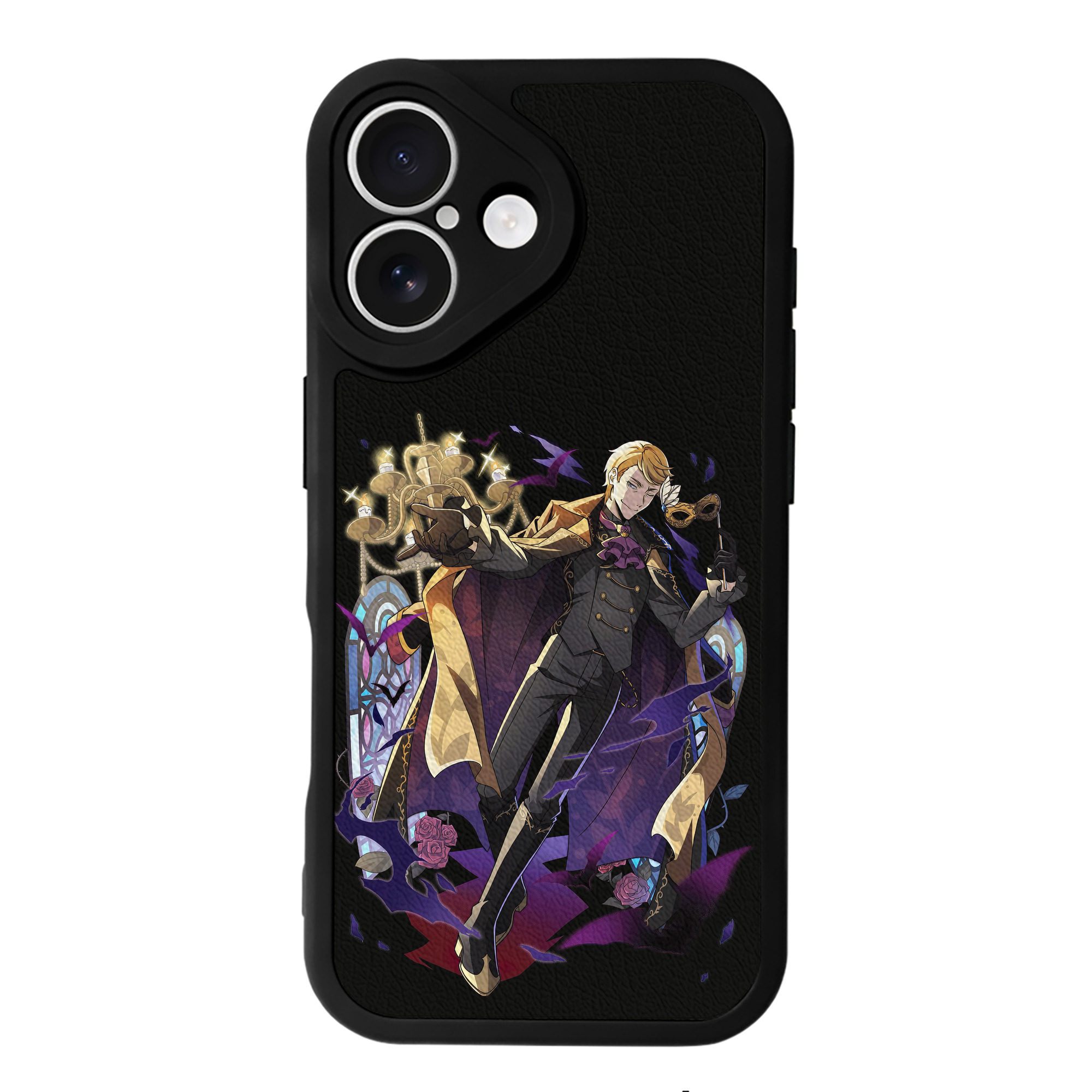（画像用） 文豪ストレイドッグス Bungo Stray Dogs 【iPhone 16シリーズ対応】シリコンスマホケース（レザー調） 材質：シリコン